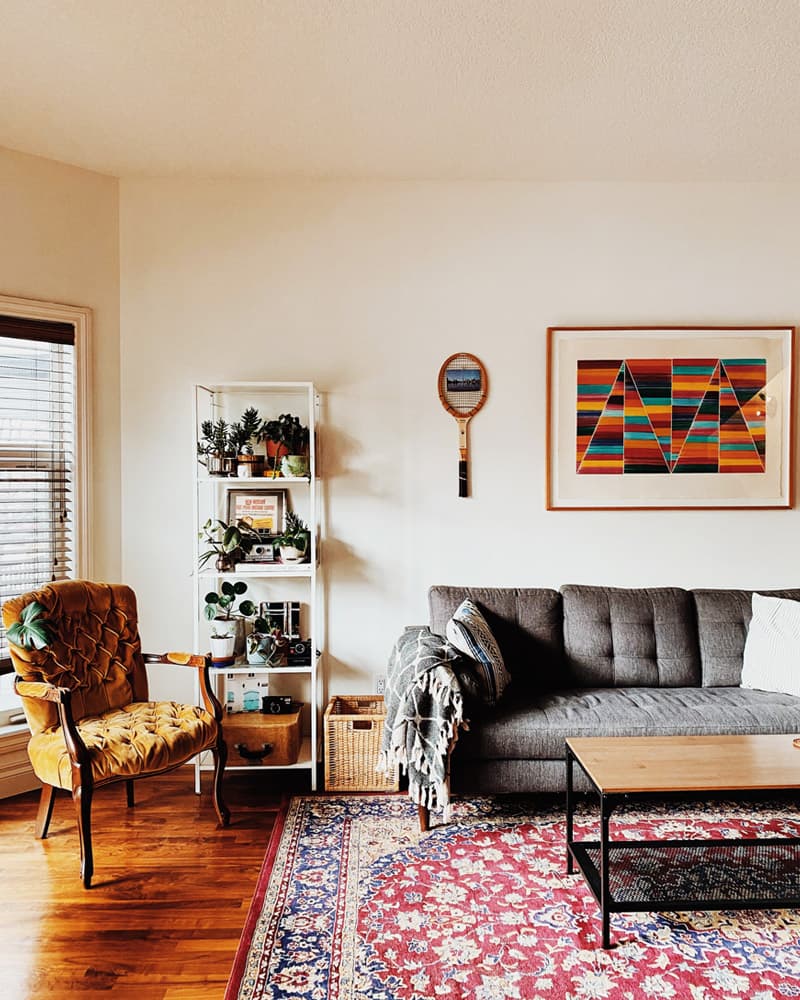 Contemporary Indian Living Room design in Delhi