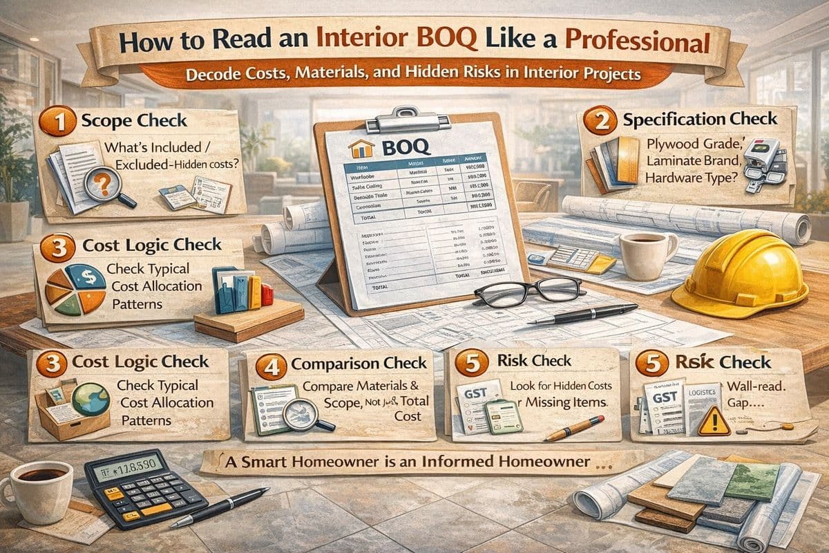 How to Read an Interior BOQ Like a Professional