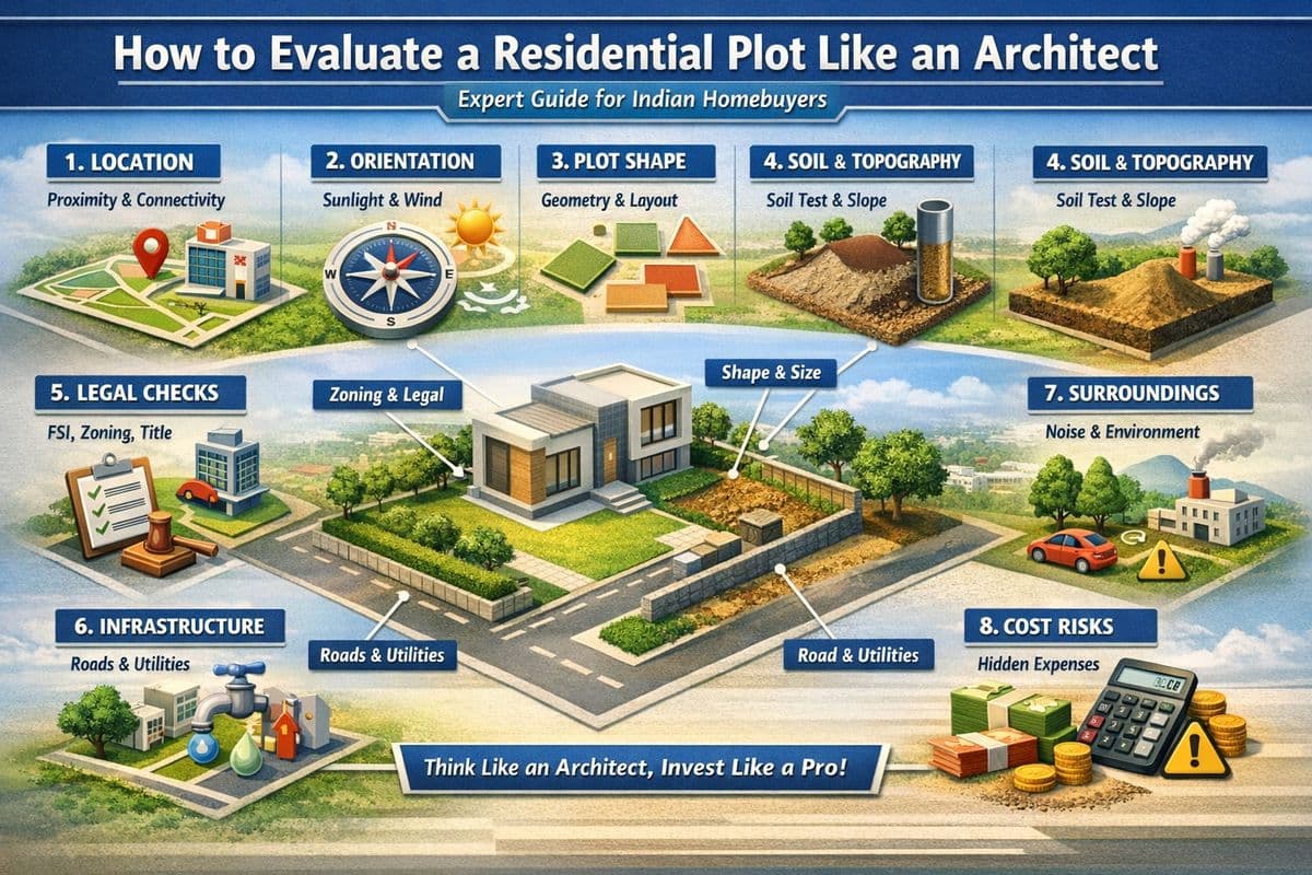 Steps to Analyze a Residential Plot from an Architectural Perspective