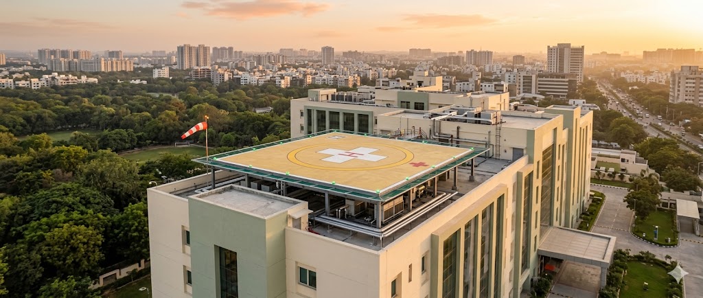 Hospital Helipad Design in India